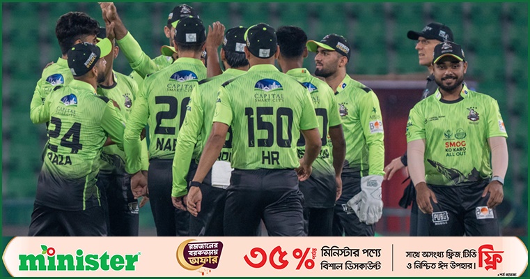 কিপটে বোলিংয়ে উজ্জ্বল মুস্তাফিজ, জয়ে শুরু লাহোরের